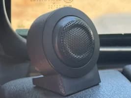 Out Of ASA And Attached To The Dash Via 3M Double-Sided Tape